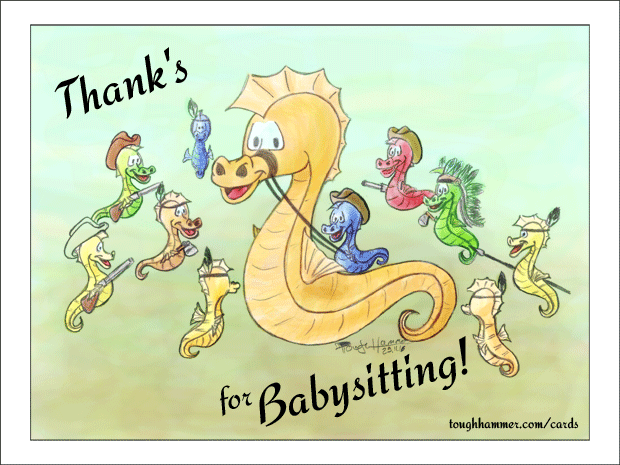 Thank's for Babysitting!